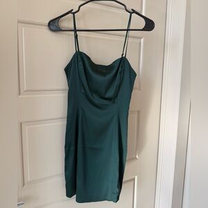 Aritzia Sunday Best Green mini dress